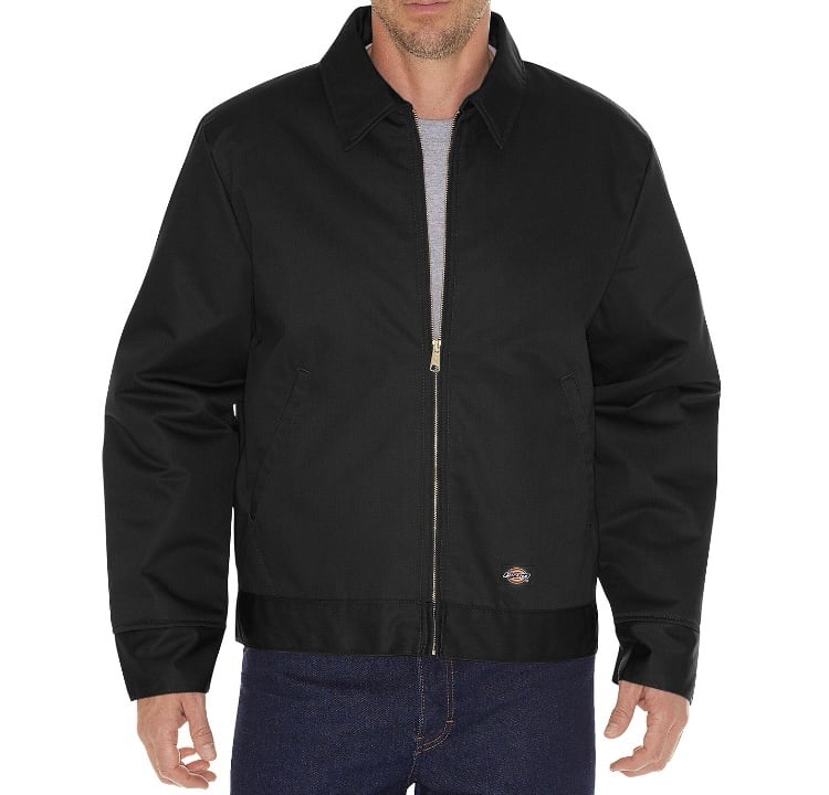 Dickies Men's (TJ15) Insulated Lined Quilted Eisenhower BLK Jacket NEW W/TAG/LRG