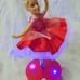 TARGET WONDERSHOP ANIMATED BALLERINA WITH BARBIE FACE 9 TALL+ BASE