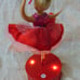 TARGET WONDERSHOP ANIMATED BALLERINA WITH BARBIE FACE 9 TALL+ BASE