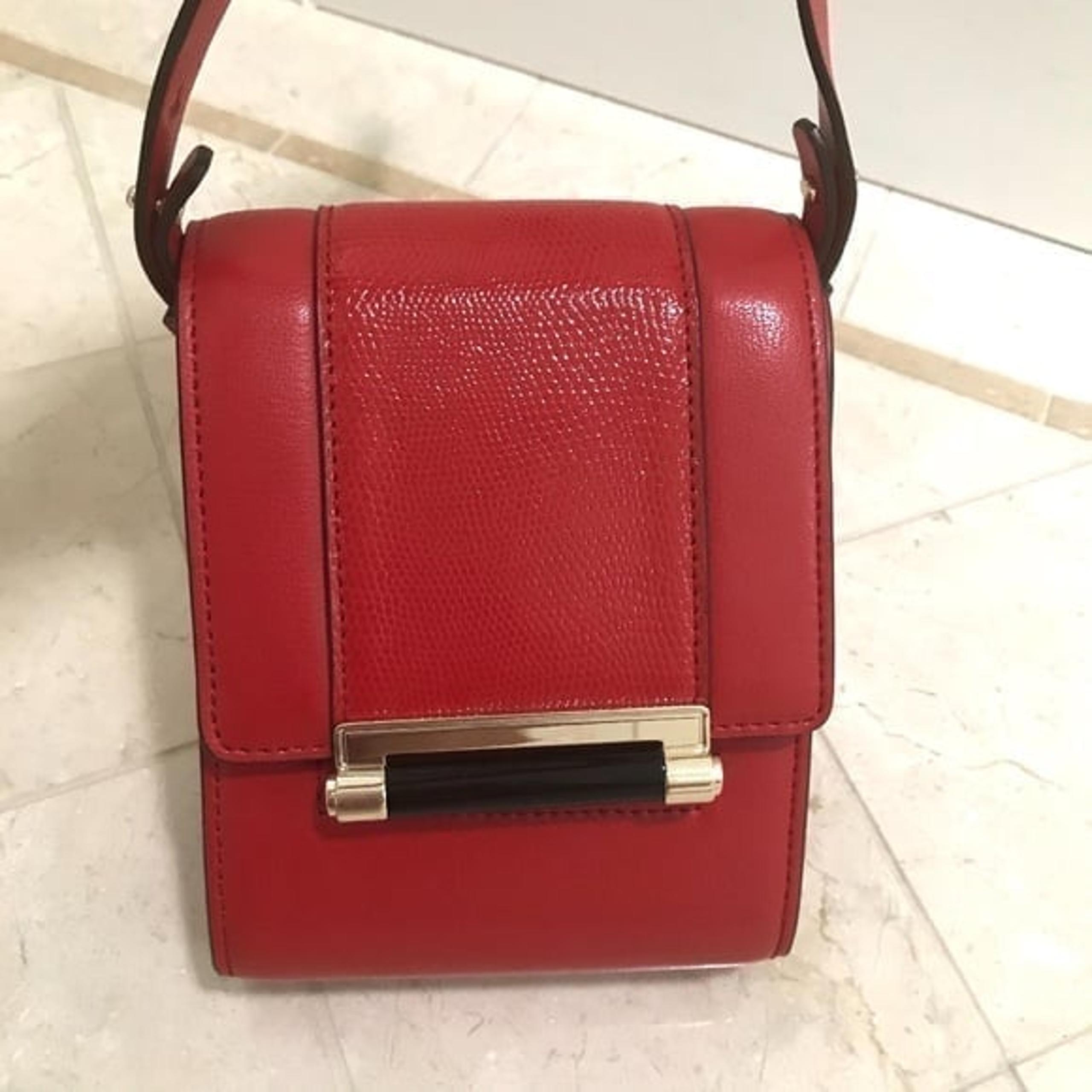 DVF Cross Shoulder Red Mini Bag