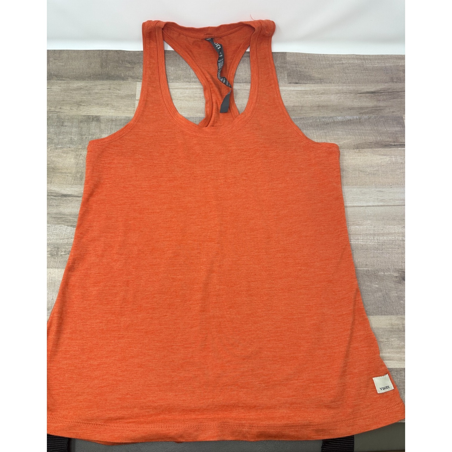 Vuori Tank Top Women's Small Orange Lux Performance Racerback Top~ Soft