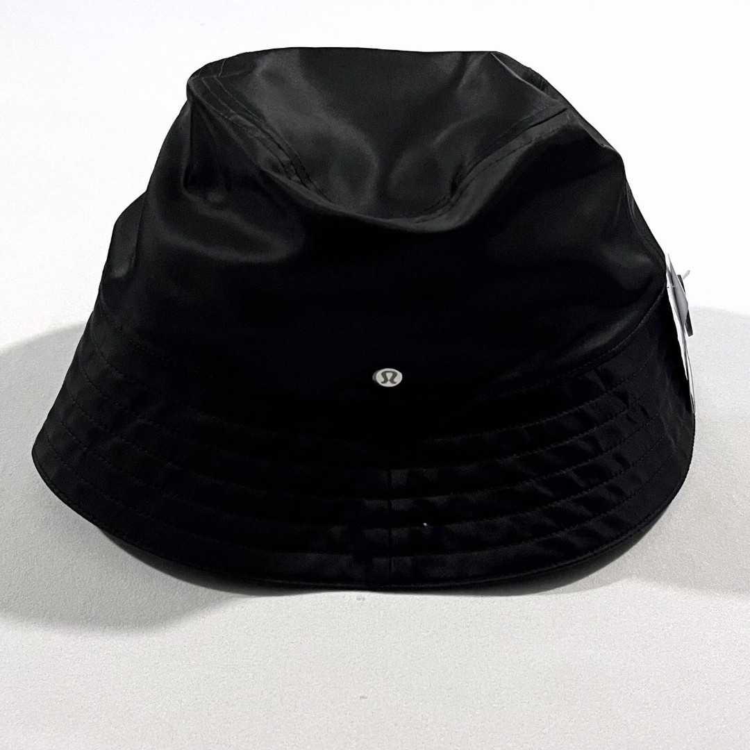 Lululemon Nylon Bucket Hat Trench Black Adult Strap Adjustable Sz L/XL NWT