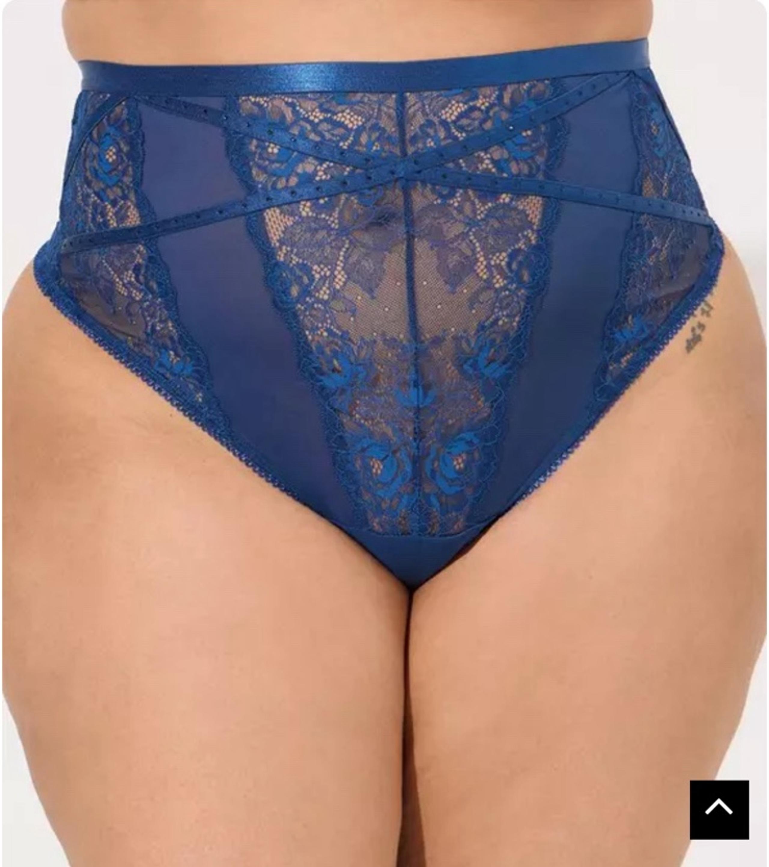 Torrid Strappy Studded Lace Thong Panty