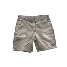 Vintage Carhartt Distressed Gray Canvas Cargo Shorts