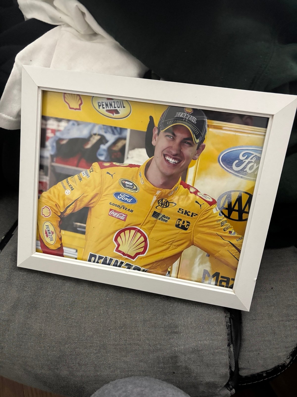 Joey Logano framed photo