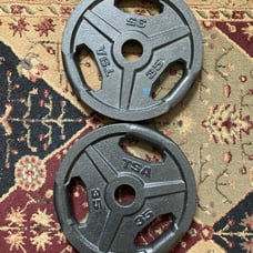 35lb Plate Weight Set
