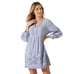 Tommy Bahama Women's St. Lucia Split-Neck Dress Billowy Blue Size 6 NWOT