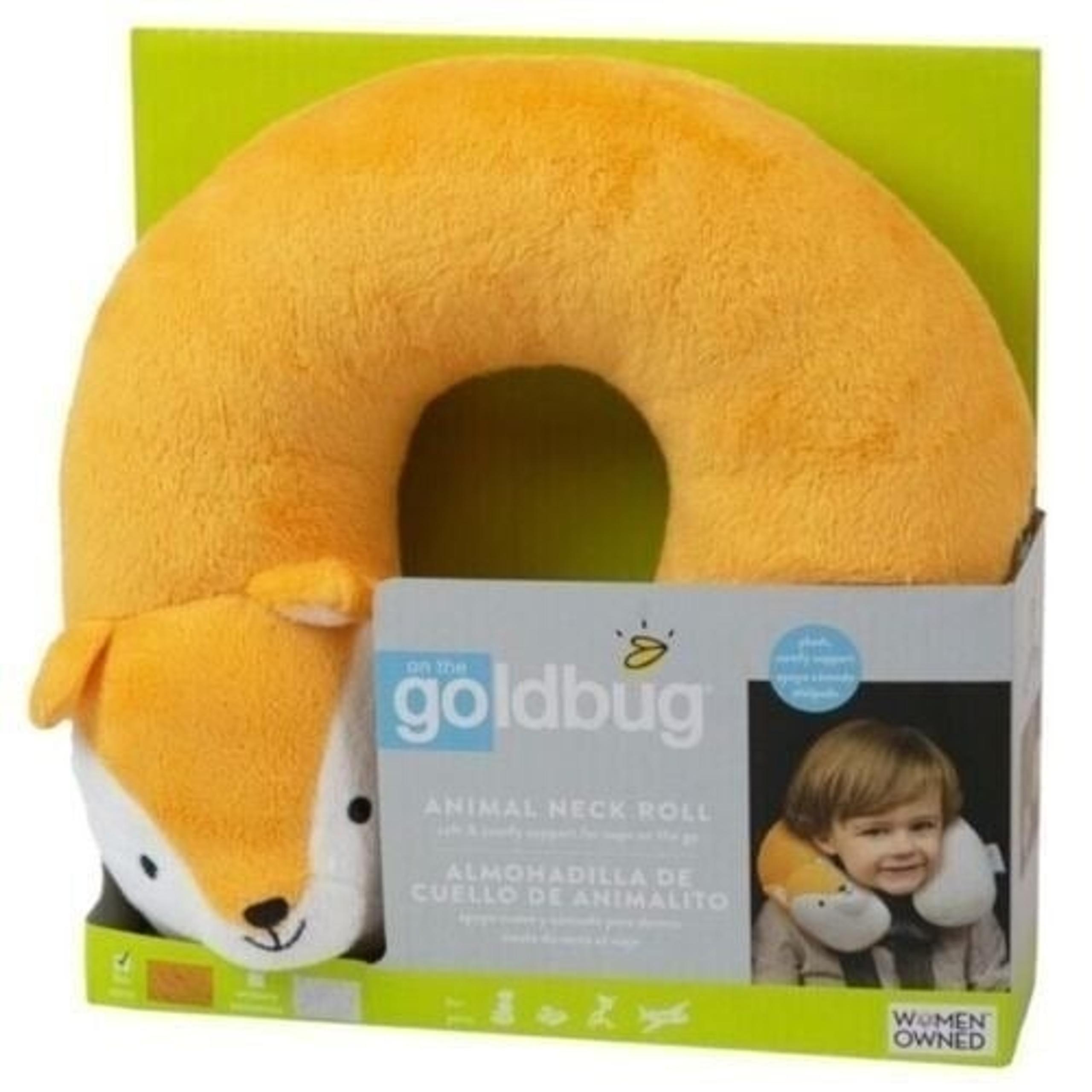 Toddler's Animal (Fox) Neck Roll Pillow by On the Goldbug NEW