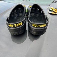 Wu-Tang crocs with jibbitz