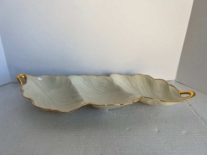 Vintage Lenox Leaf Serving Tray