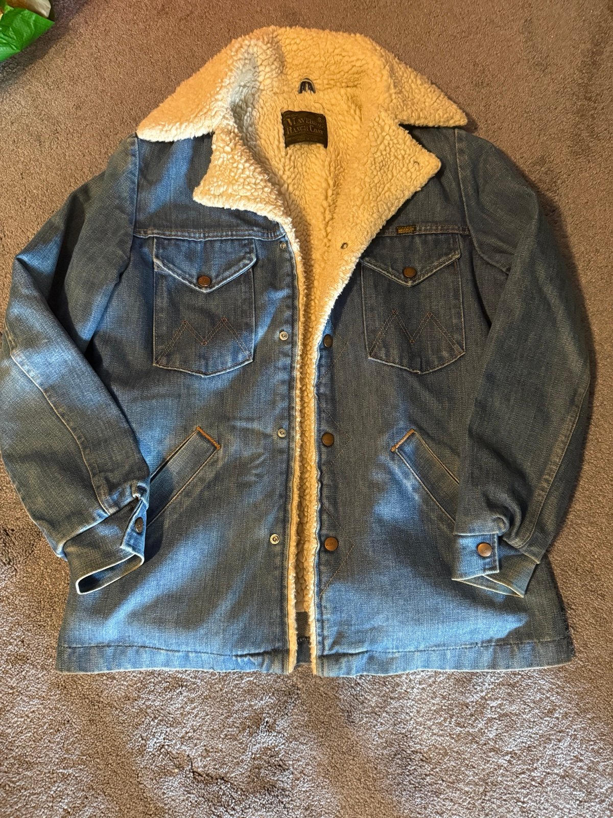 Vintage denim Maverick ranch coat