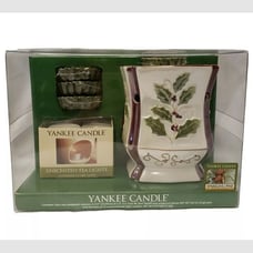 Yankee Candle Sparkling Pine Warmer Set