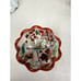 Japanese Antique China 6 Utility Bowls Tripod Geisha Floral Structure1921-1941