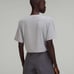 Lululemon lab Ribbed Boxy Short Sleeve Shirt size 10 Green Fern/Lilac Smoke GNFN