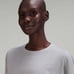 Lululemon lab Ribbed Boxy Short Sleeve Shirt size 10 Green Fern/Lilac Smoke GNFN