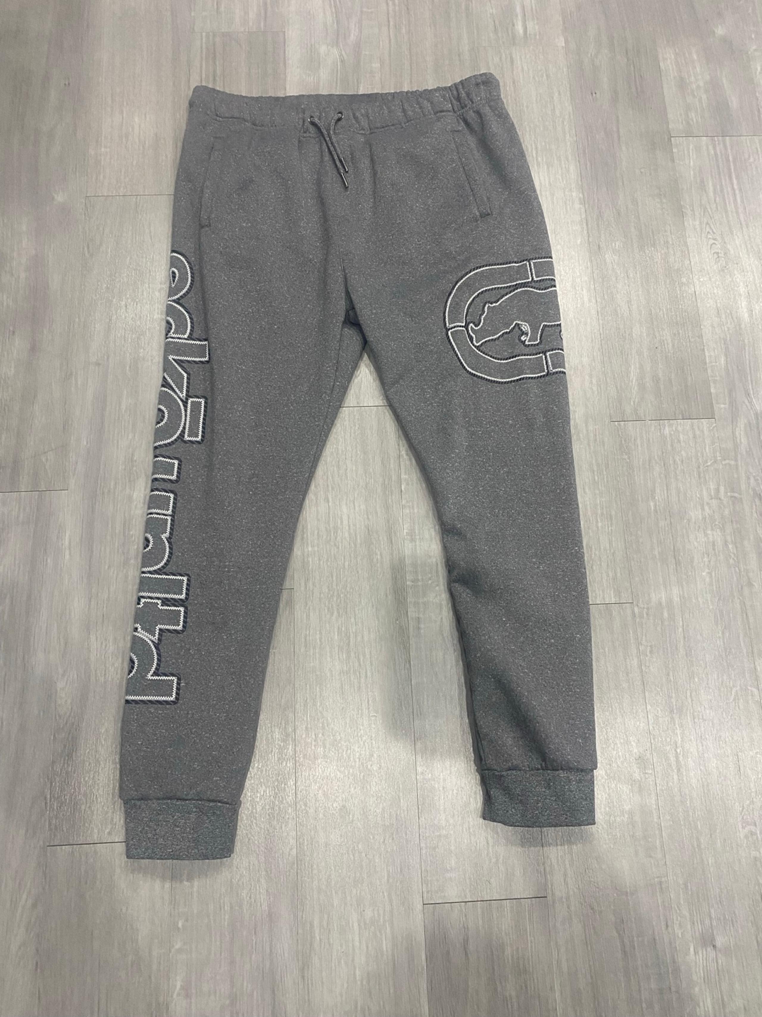 Ecko Unltd Unlimited Mens Gray Grey Drawstring Sweatpants Pants Size 2XL XXL