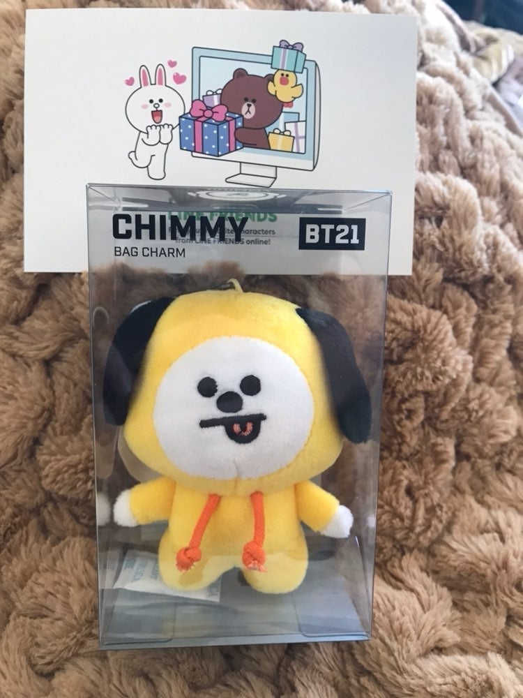BTS BT21 Chimmy Cushion Charm & Pen