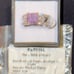 Bomb Party RBP2160 ”The GOGO Unicorn” Size 9 Amethyst Ice Crystal on Rhodium