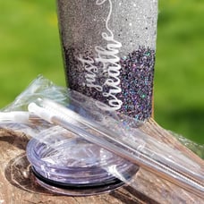 Just Breathe tumbler