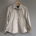Nina McLemore gray basic button up long sleeve dress shirt 8