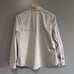 Nina McLemore gray basic button up long sleeve dress shirt 8