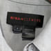 Nina McLemore gray basic button up long sleeve dress shirt 8