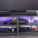 NEW Modern LED TV Stand for up to 70 inch TVs with Open Storage & Power Outlets