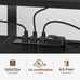 NEW Modern LED TV Stand for up to 70 inch TVs with Open Storage & Power Outlets