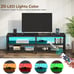 NEW Modern LED TV Stand for up to 70 inch TVs with Open Storage & Power Outlets