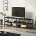 NEW Modern LED TV Stand for up to 70 inch TVs with Open Storage & Power Outlets