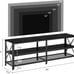 NEW Modern LED TV Stand for up to 70 inch TVs with Open Storage & Power Outlets