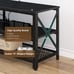 NEW Modern LED TV Stand for up to 70 inch TVs with Open Storage & Power Outlets