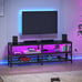 NEW Modern LED TV Stand for up to 70 inch TVs with Open Storage & Power Outlets
