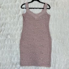 Frank Lyman Pink Sparkle Dress, Size 10