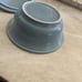 Fiesta ware periwinkle bowl with lid vintage