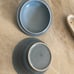 Fiesta ware periwinkle bowl with lid vintage