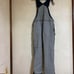 Dark blue overall with floral embroidery (for beta men).