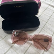 Coach Transparent Rose Sunglasses