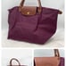 Longchamp Women’s Le Pliage Medium Top Handle Nylon Tote Plum