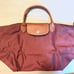 Longchamp Women’s Le Pliage Medium Top Handle Nylon Tote Plum