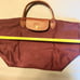Longchamp Women’s Le Pliage Medium Top Handle Nylon Tote Plum