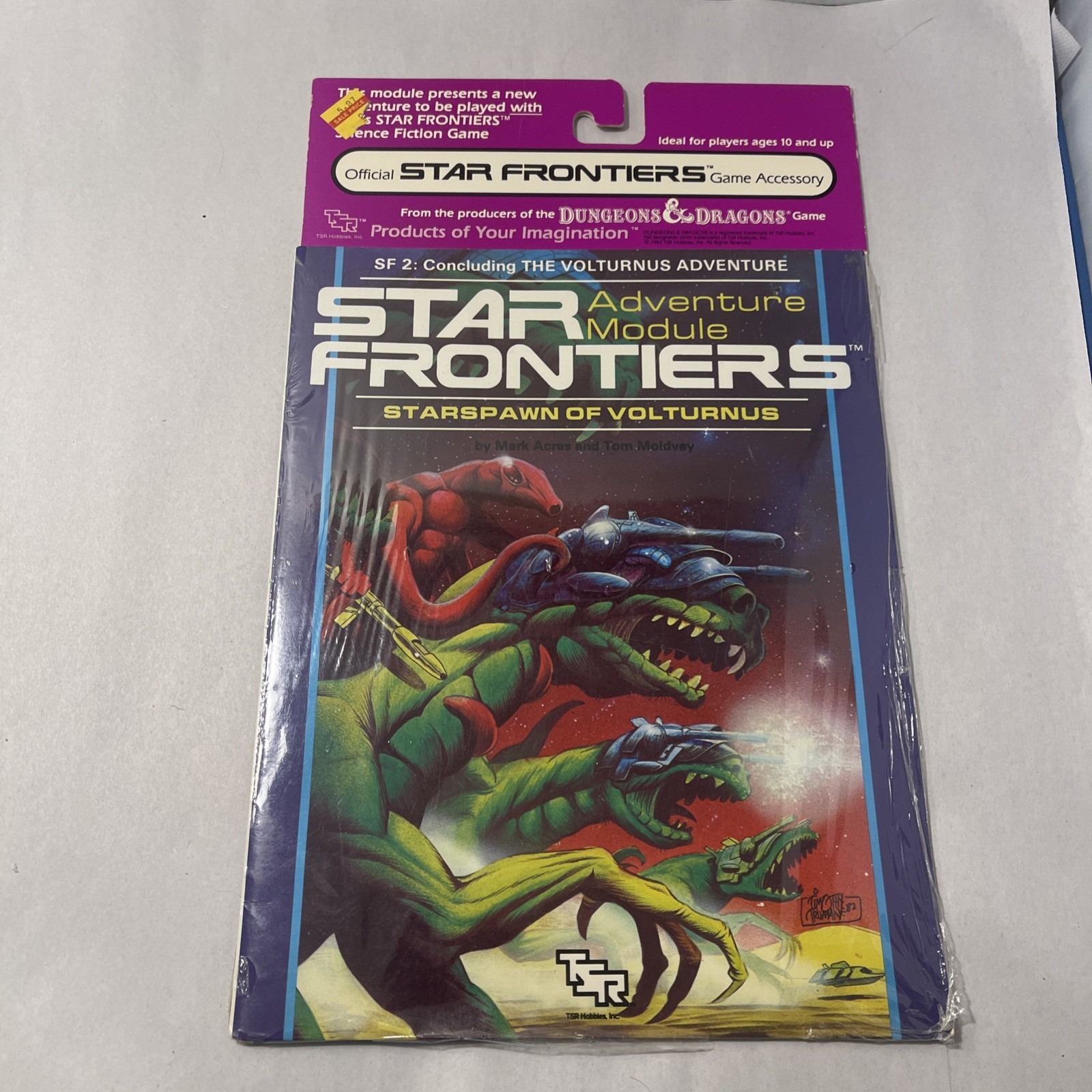 VTG 1982 TSR Star Frontiers Adventure Module Starspawn of Volturnus New Sealed