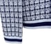 Talbots Button Front Cardigan Sweater Blue/White Size XL NWT