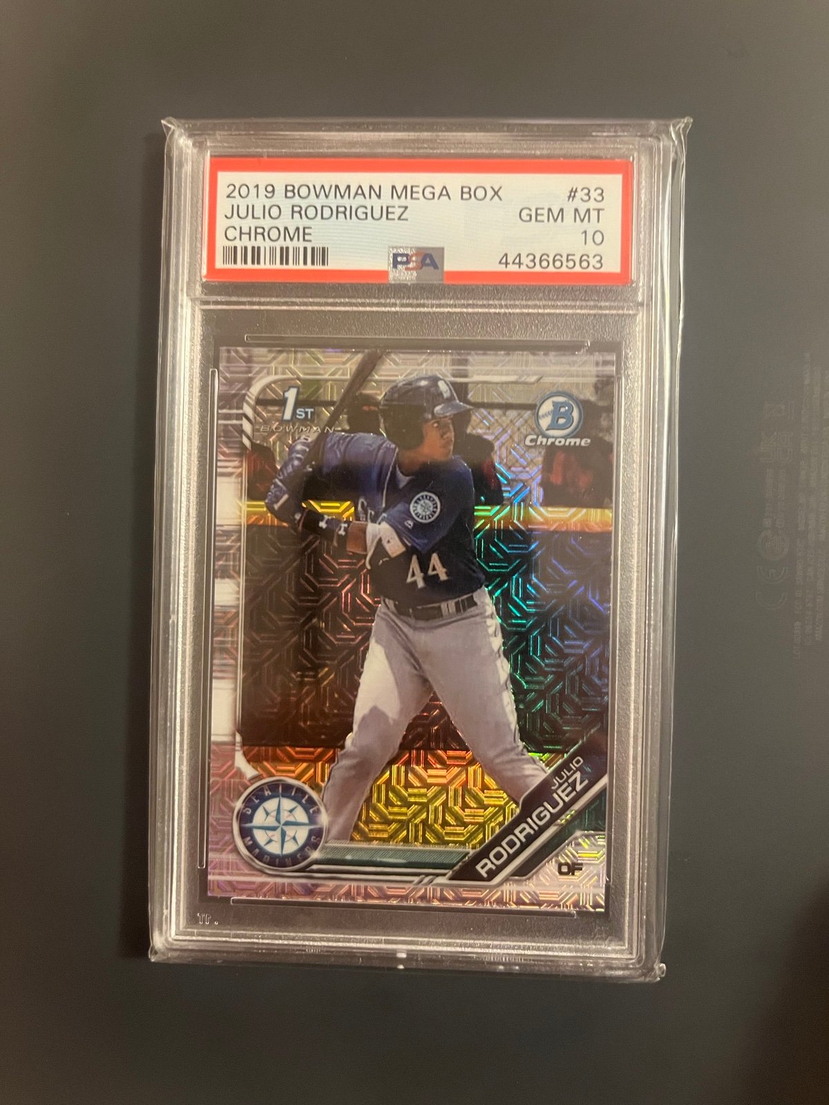 2018 Julio Rodriguez 1st Megabox Refractor PSA 10