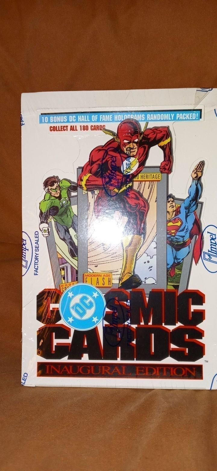 1991 Impel DC Cosmic Card Box Inaugural