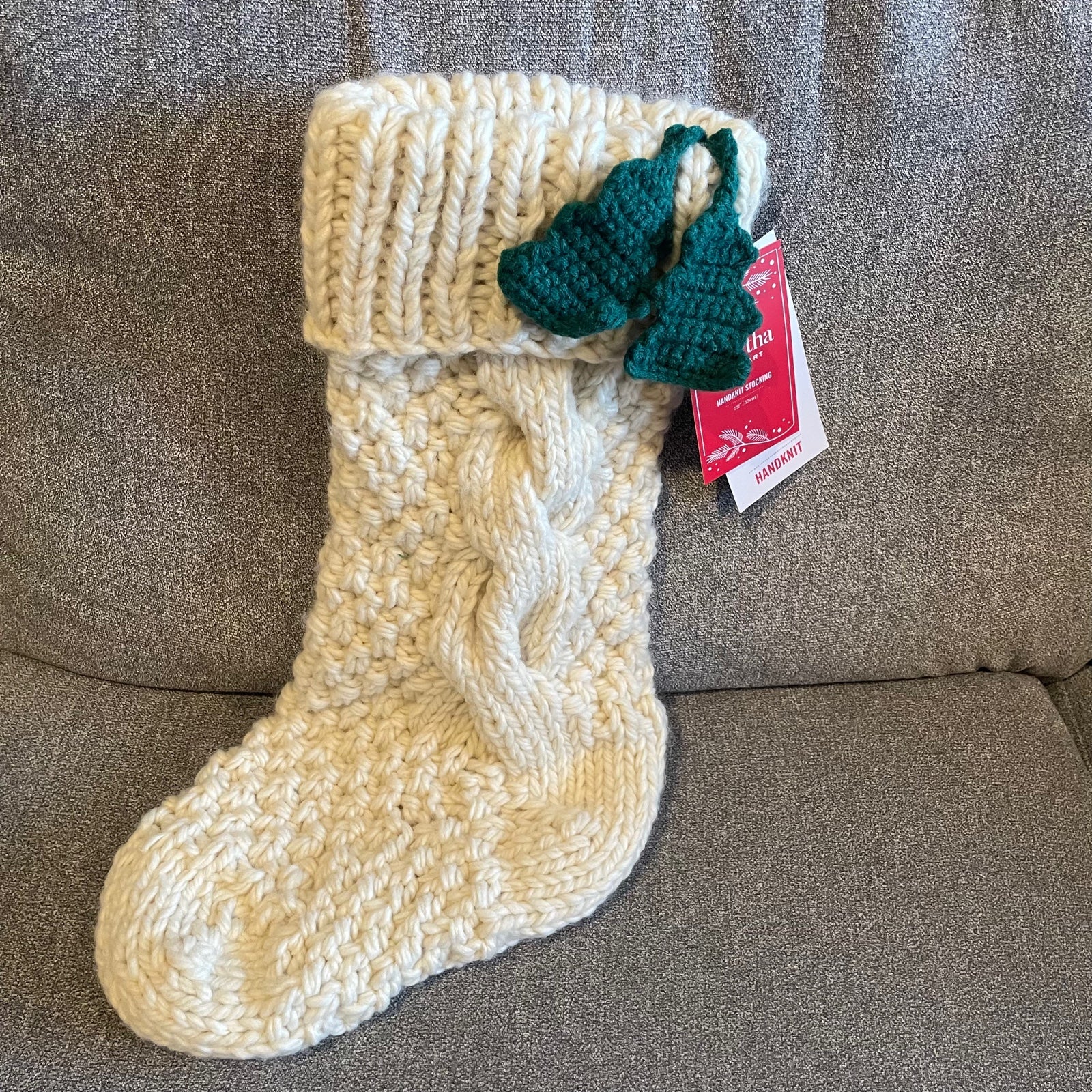 enjoy saving 30-50% off Martha Stocking Christmas knit hand stewart Home enjoy saving 30-50% off Martha Stocking Christmas knit hand stewart Home
