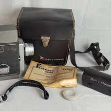 Vintage Bell & Howell Electric Eye ASA-10 8mm Movie Camera Working w/ 10mm f/2.3