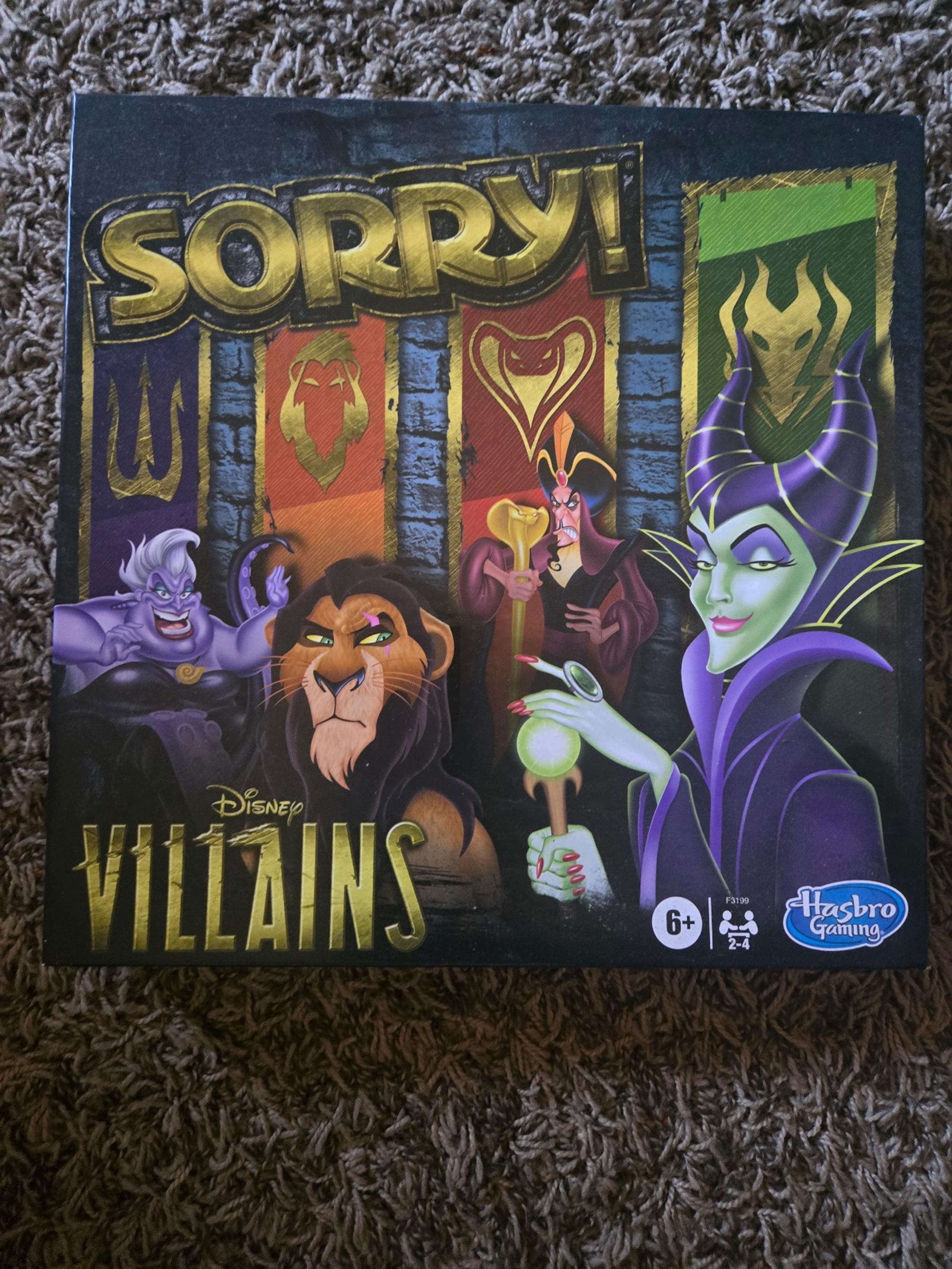 Disney Villains Sorry Board Game