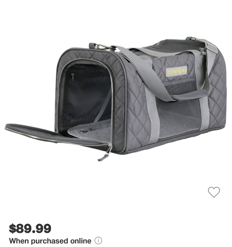 Rocket and Rex Small Cat and Dog Carrier