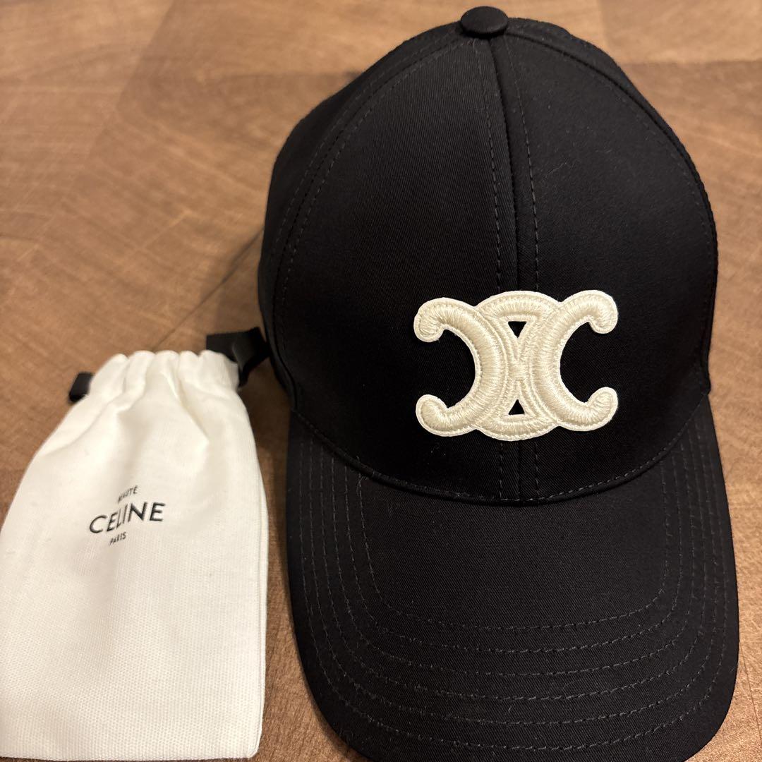 CELINE Black Baseball Cap, Brand New and Unused. - Hats